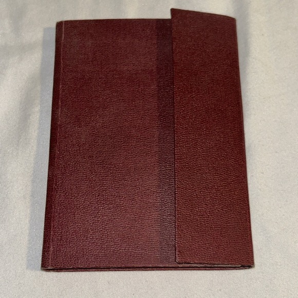 Personal Free Mason Masonic Ritual Book Secret Burgundy Tennessee 1958